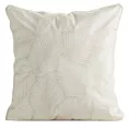 Poszewka na poduszkę 45x45 cm z tkaniny wodoodpornej biało, beżowa idealna na taras oraz balkon GARDEN