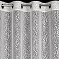Dekoracja okienna biała z żakardowym wzorem 140x250 cm przelotka MERA