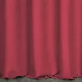 Zasłona szyta na taśmie 5 cm ADESSA amarantowa z miękkiej tkaniny o welurowej strukturze