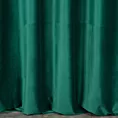 Zasłona szyta na taśmie 5 cm ciemnozielona z miękkiej półmatowej tkaniny welwetowej