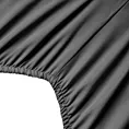 Prześcieradło z gumką 140x200 cm z mikrowłókna kolor stalowy 90 g/m2 SOFT Design 91