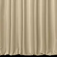 Zasłona szyta na taśmie 5 cm beżowa z jednokolorowej gładkiej tkaniny