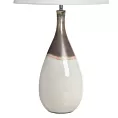 Lampa KATIA na ceramicznej podstawie w stylu boho z cieniowaniem