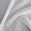 Roleta rzymska srebrna z gładkiej matowej etaminy o naturalnym splocie