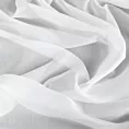 Firana biała na okno balkonowe z asymetrycznym podpięciem 360x250 cm taśma ANABEL