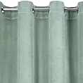 Zasłona welwetowa jasnomiętowa 140x250 cm przelotka - ROSA - Design 91