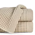 Ręcznik kąpielowy 90x150 cm bawełniany kolor beżowy o charakterystycznej gofrowej strukturze 400 g/m2 MELO