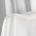 Firana biała z delikatnym połyskiem, kreszowana 220x170 cm taśma - DINA