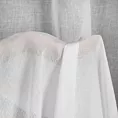 Firana biała z etaminy kreszowana niewymagająca prasowania 140x250 cm przelotka MARINA