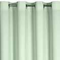 Zasłona jasnozielona z matowej gładkiej tkaniny 140x250 cm przelotka - RITA