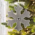 Ozdoba choinkowa ALAN śnieżynka w stylu eko