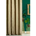 Tkanina zasłonowa, miękka, welwetowa z połyskiem, w poziome prążki z kolekcji Eva Minge