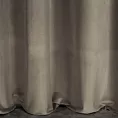 Zasłona brązowa z matowego welwetu 140x250 cm przelotka - MELANIE