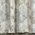Tkanina zasłonowa miękka, o lekkim splocie,  z malarskim kwiatowym nadrukiem