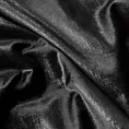 Poszewka szyta ELITE czarno srebrna miękka, welwetowa, typu BLACKOUT 100% zaciemniająca, z połyskującym nadrukiem, o gramaturze 400g/m2