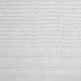 Ręcznik kąpielowy 50x90 cm bawełniany kolor biały bordiurą zero twist zdobiony paseczkami 400 g/m2 SAMMY