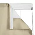 Roleta rzymska DORA - HIT beżowa z miękkiej tkaniny o welurowej strukturze