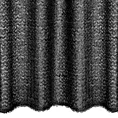 Zasłona czarna zdobiona moherową nicią i subtelnymi falbanami 135x250 przelotka - TIFFANY - Eva Minge
