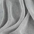 Zasłona srebrna o strukturze deszczyku z etaminy 140x250 cm przelotka - ANGELIKA