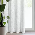 Zasłona kremowo, srebrzysta w stylu eko 140x250 cm przelotka - SOLANA