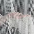 Firana biała z siateczkowej tkaniny 140x250 cm przelotka -  ABI