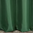 Zasłona szyta na taśmie 5 cm LUXOR ciemnozielona z eleganckiej lśniącej tkaniny o drobnym splocie