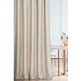 Zasłona szyta na taśmie 5 cm CANDY beżowa z tkaniny z strukturalnym spolotem
