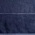 Ręcznik kąpielowy 70x140 cm bawełniany kolor granatowy z bordiurą z weluru 500 g/m2 LUCY