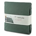 Narzuta zielona 220x240 cm z geometrycznym wzorem wykonana techniką hot press ALARA 6 Design 91