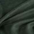 Zasłona szyta na taśmie 5 cm DORA - HIT ciemnozielona z miękkiej tkaniny o welurowej strukturze