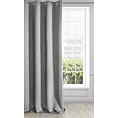 Zasłona szara matowa, zaciemniająca 140x250 cm przelotka TEO