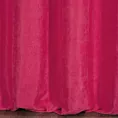 Zasłona szyta na taśmie 5 cm DORA - HIT amarantowa z miękkiej tkaniny o welurowej strukturze