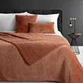 Narzuta dwustronna z przyjemnego futerka i tkaniny barankowej jasnobrązowa 170x210 cm NINA Eurofirany Premium