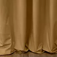 Zasłona szyta na taśmie 5 cm złota z miękkiej tkaniny welwetowej