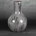 Wazon CALEN ze szkła artystycznego z nieregularnym wzorem farby