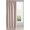Zasłona pudrowo różowa z gładkiej tkaniny zaciemniającej typu - BLACKOUT 135x270 cm taśma - PARISA - Design 91