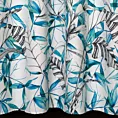 Zasłona ze wzorem botanicznym zaciemniająca z tkaniny 140x250 cm przelotka - IGA