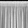 Firana biała z drobnej siatki z efektem bukli 140x300 cm taśma KIM