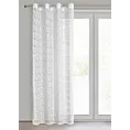 Firana biała z siateczki niewymagająca prasowania 140x250 cm przelotka MONI
