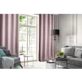 Zasłona welwetowa pudrowy róż 140 x 270 cm taśma - ROSA - Design 91