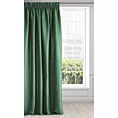 Zasłona zielona z błyszczącym splotem 140x270 cm taśma ESSME DIVA LINE