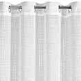 Firana biała z siateczki 140x250 cm przelotki - ELIRA