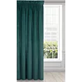 Zasłona ciemno turkusowa z ekskluzywnego aksamitnego welwetu 290 g/m2 140x270 cm taśma - RIA - Diva Line