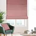 Roleta rzymska ciemnoróżowa z jednokolorowej gładkiej tkaniny