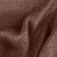 Zasłona szyta na flexach ruda z tkaniny o naturalnym splocie z efektem melanżu