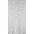 Zasłona biało, srebrna z aksamitnego welwetu zdobiona przecieranym nadrukiem 140x250 cm przelotka - ARNITA