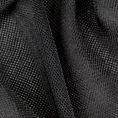 Firana czarna o strukturze drobnej siatki 140x270 cm taśma CELINE