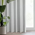 Zasłona srebrna z matowej gładkiej tkaniny 140x270 cm taśma - RITA