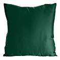 Poszewka na poduszkę 40x40 cm z satyny bawełnianej ciemnozielona NOVA