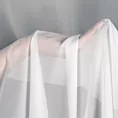 Firana biała z gładkiej matowej tkaniny szyfonowej 350x250 cm przelotka DALIA